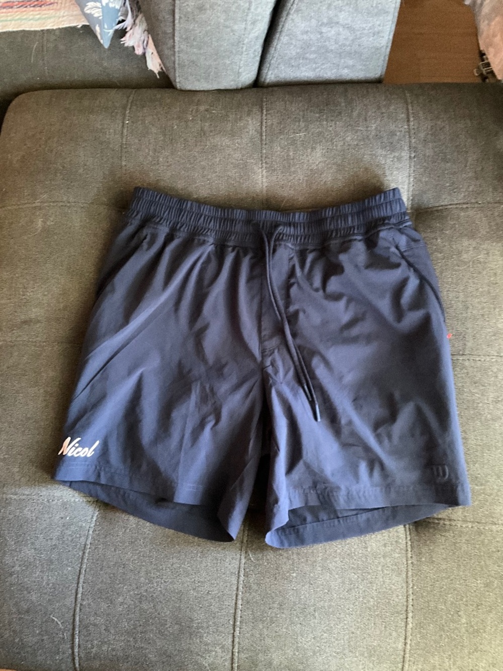 EUC Wilson Athletic Navy Blue Shorts Size Large